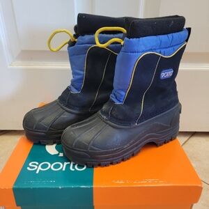 Sporto Kids Snow Boots - Blue and Black